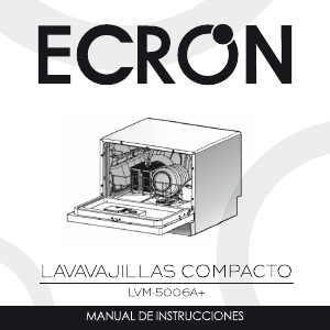 Manual de uso Ecron LVM5006 Lavavajillas