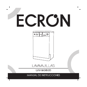 Manual de uso Ecron LVV9080D Lavavajillas