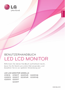 Bedienungsanleitung LG E2051S-BN LED monitor