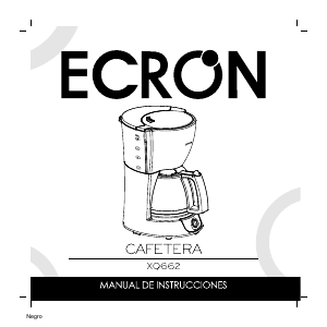 Manual de uso Ecron XQ662 Máquina de café