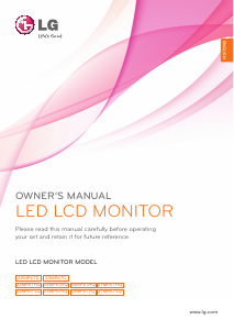 Manual LG 22MP67VQ-P LED Monitor