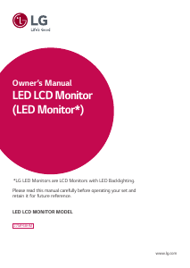 Handleiding LG 27MP68HM-P LED monitor