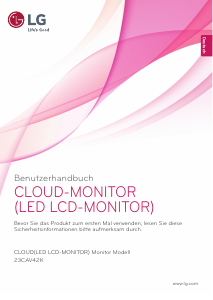 Bedienungsanleitung LG 23CAV42K-BL LED monitor