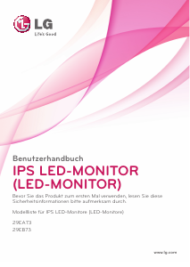 Bedienungsanleitung LG 29EB73-P LED monitor