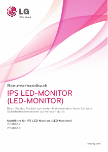 Bedienungsanleitung LG 27MB85Z-B LED monitor