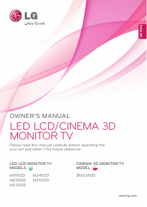 Handleiding LG DM2350D-PZ LED monitor
