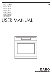 Manual AEG BS7304071 Oven