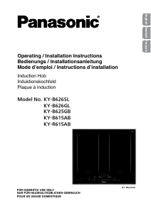 Mode d’emploi Panasonic KY-B626SL Table de cuisson