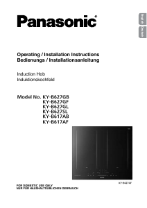 Manual Panasonic KY-B627GF Hob