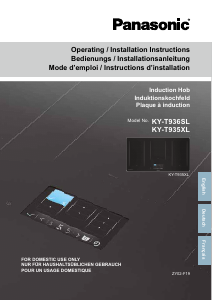 Mode d’emploi Panasonic KY-T936SLEPG Table de cuisson