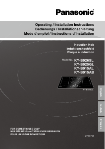 Handleiding Panasonic KY-B915ABEPG Kookplaat