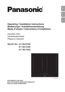 Mode d’emploi Panasonic KY-B615AB Table de cuisson