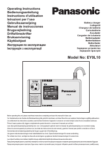 Bruksanvisning Panasonic EY0L10 Batterilader