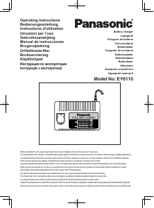 Bruksanvisning Panasonic EY0110 Batteriladdare
