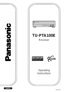 Handleiding Panasonic TU-PTA100E Digitale ontvanger