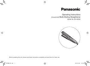 Manuale Panasonic EH-HW32 Piastra per capelli