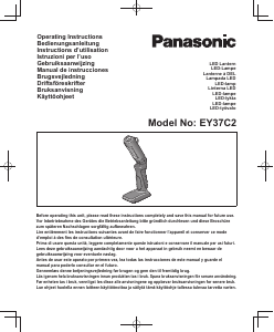 Manual de uso Panasonic EY37C2 Linterna