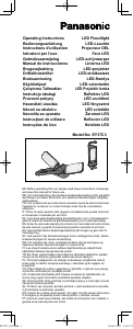 Priročnik Panasonic EY37C3 Baterijska svetilka