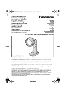 Mode d’emploi Panasonic EY3760 Lampe de poche