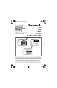 Bruksanvisning Panasonic EY0214 Batterilader