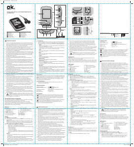 Manual OK OAP 300-4 Leitor Mp3