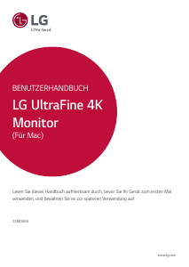 Bedienungsanleitung LG 22MD4KA-B UltraFine LED monitor