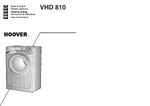 Mode d’emploi Hoover VHD 810-04S Lave-linge