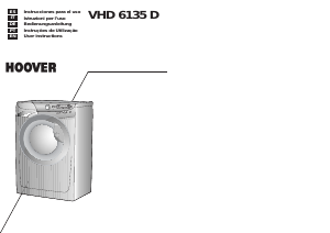 Manual de uso Hoover VHD 6135D-37S Lavadora