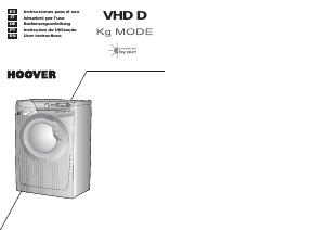 Manual Hoover VHD 8144 D-84 Washing Machine