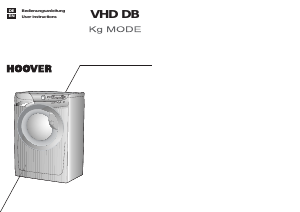 Manual Hoover VHD 8144DB-84S Washing Machine