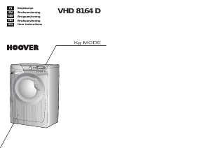 Käyttöohje Hoover VHD 8164D-86S Pesukone