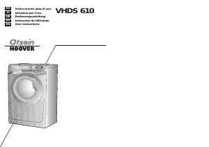 Manual de uso Hoover VHD 9163ZD-14 Lavadora
