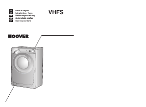 Manual Hoover VHFS 510-30 Washing Machine