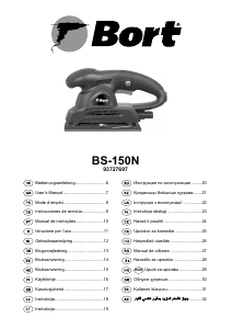 Manuál Bort BS-150N Orbitální bruska