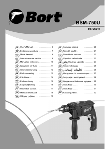 Kullanım kılavuzu Bort BSM-750U Darbeli matkap