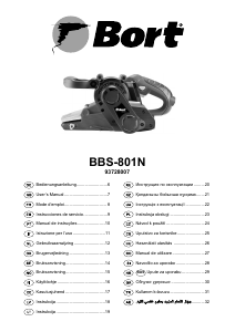 Handleiding Bort BBS-801N Bandschuurmachine