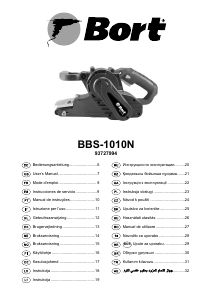 Bruksanvisning Bort BBS-1010N Båndsliper