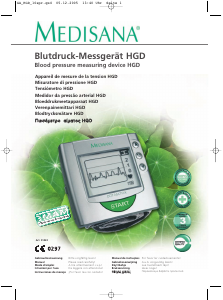 Manual de uso Medisana HGD Tensiómetro