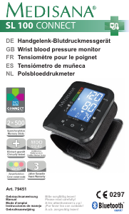Manual Medisana SL 100 Connect Blood Pressure Monitor