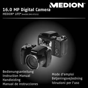 Manual Medion LIFE X44000 (MD 87021) Digital Camera