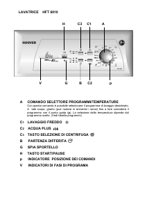 Manuale Hoover HFT 6011/1-ISR Lavatrice