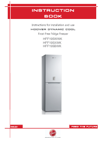 Manual Hoover HFF 195 XWK Fridge-Freezer