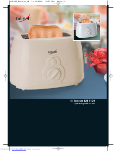 Manual Bifinett KH1129 Toaster