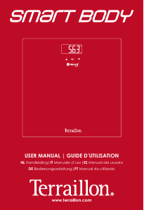 Manual de uso Terraillon Smart Body Báscula