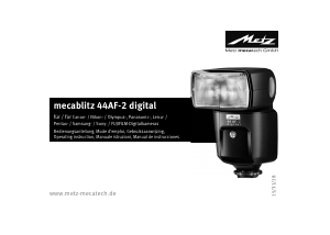 Manuale Metz Mecablitz 44 AF-2 digital Flash