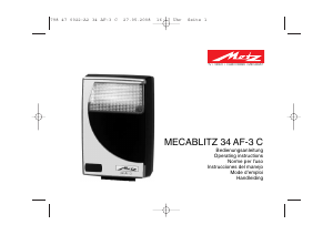 Bedienungsanleitung Metz Mecablitz 34 AF-3 C Blitz