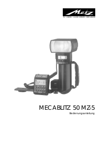 Bedienungsanleitung Metz Mecablitz 50 MZ-5 Blitz