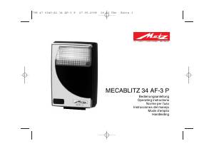 Bedienungsanleitung Metz Mecablitz 34 AF-3 P Blitz