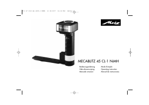 Bedienungsanleitung Metz Mecablitz 45 CL-1 NiMH Blitz