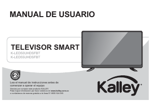 Manual de uso Kalley K-LED55UHDSFBT Televisor de LED